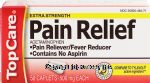 Top Care  pain reliever/fever reducer, contains no aspirin, 500 mg each Center Front Picture