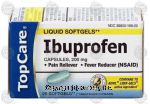 Top Care  ibuprofen capsules, liquid softgels Center Front Picture