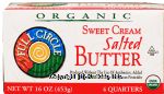 Full Circle  sweet cream salted butter, 4-quarters Center Front Picture