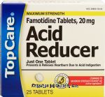 Top Care  acid reducer, famotidine tablets 20-mg tablets Center Front Picture