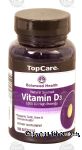 Top Care Balanced Health natural sourced vitamin d3 dietary supplement softgels, 1000-iu Center Front Picture