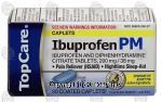 Top Care  ibuprofen pm, pain reliever, nighttime sleep-aid Center Front Picture