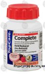 Top Care  complete acid reducer plus antacid, 25 chewable tablets, berry flavor Center Front Picture