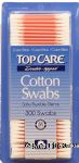 Top Care  double-tipped, cotton swabs, safe flexible stems Center Front Picture