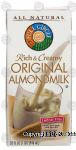 Full Circle All Natural rich & creamy original almond milk, lactose free Center Front Picture