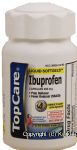 Top Care  ibuprofen 200-mg pain reliever capsules, liquid softgels Center Front Picture