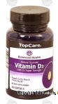 Top Care Balanced Health natural sourced vitamin d3, 2000 iu super strength, softgels Center Front Picture