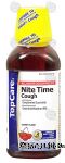 Top Care  nite time cough, cherry flavor Center Front Picture