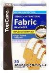 Top Care  sterile, antibacterial fabric bandages, assorted sizes Center Front Picture