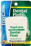 Top Care  dental floss, waxed, mint flavored Center Front Picture