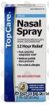 Top Care  nasal spray, relieves congestion, and painful sinus pressure, 12 hour relief Center Front Picture