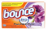 Bounce  fabric softener dryer sheets with febreze fresh scent spring & renewal Center Front Picture