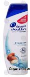 Head & Shoulders  pyrithione zinc dandruff shampoo, dry scalp care, almond oil Center Front Picture