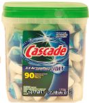 Cascade 2 in 1 Action Packs dishwasher detergent concentrated pacs, 90-count Center Front Picture