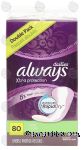 Always dailies xtra-protection, long liners, double pack Center Front Picture