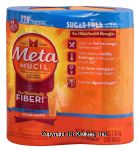 Metamucil 4 in 1 Multi Health orange smooth daily fiber supplement, 228-teaspoons, sugar-free, 46.6-oz each Center Front Picture