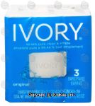 Ivory  pure simply ivory bar soap, 3-bars Center Front Picture