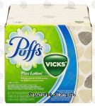 Puffs Plus Lotion non medicated white 2-ply tissues with the scent of vicks Center Front Picture