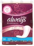 Always dailies pantiliners, regular, unscented Center Front Picture