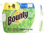 Bounty  paper towel rolls, 74 2-ply sheets, select-a-size Center Front Picture