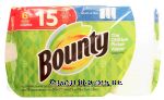 Bounty  paper towels, huge rolls, 138 2-ply sheets per roll, select-a-size Center Front Picture