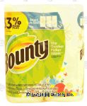 Bounty  paper towel rolls, 74 2-ply sheets, prints Center Front Picture