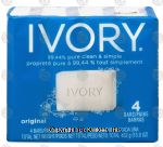 Ivory  original, soap bars Center Front Picture