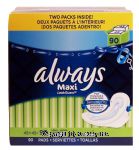 Always Maxi long - super maxi pads, 2-pack Center Front Picture