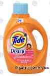 Tide  detergent plus a touch of downy, april fresh, high efficiency, 48 loads Center Front Picture