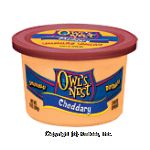 Owl's Nest  cheddary, cheese spread made with real cheddar Center Front Picture