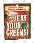 Wiley's Eat Your Greens! smoked turkey greens seasoning Center Front Picture