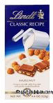 Lindt Classic Recipe hazelnut milk chocolate candy bar Center Front Picture