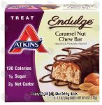 Atkins Endulge caramel nut chewy bar Center Front Picture