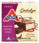 Atkins Endulge chocolate coconut bar Center Front Picture