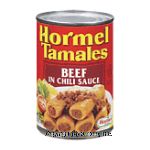 Hormel Beef Tamales In Chili Sauce Center Front Picture