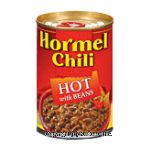 Hormel Chili Hot w/Beans Center Front Picture