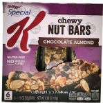 Kellogg's Special K chocolate almond chewy nut bars nourish, 6-bars Center Front Picture