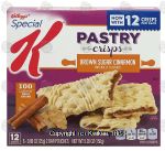 Kellogg's Special K Pastry Crisps; brown sugar cinnamon, 6-pouches Center Front Picture