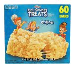 Kellogg's Rice Krispies Treats original crispy marshmallow squares, 60-bars Center Front Picture