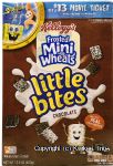 Kellogg Frosted Mini Wheats little bites chocolate frosted mini wheats, whole grain cereal, box Center Front Picture