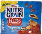 Kellogg's NutriGrain Kids soft baked mini breakfast bars, strawberry blast, 5 pk., box Center Front Picture