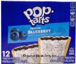 Pop tarts  frosted blueberry toaster pastries, 12 pastries, box Center Front Picture