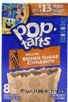 Pop tarts  frosted brown sugar cinnamon toaster pastries, 8 pastries, box Center Front Picture