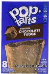 Pop tarts  frosted chocolate fudge toaster pastries, 8 pastries, box Center Front Picture