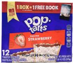 Pop tarts  frosted strawberry toaster pastries, 12 pastries, box Center Front Picture