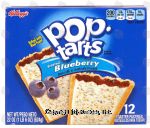 Kellogg's Pop-tarts frosted blueberry toaster pastries, 12-count family pack Center Front Picture