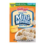 Kellogg's Frosted Mini-Wheats Bite Size; original lightly sweetened whole grain cereal Center Front Picture