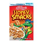 Kellogg's Honey Smacks sweetened puffed wheat cereal Center Front Picture