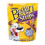 Beggin' Strips Dog Snack Bacon Flavor Center Front Picture