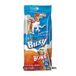 Busy Bone Chewbone Treat fun twisted shape with meaty middle, for small/medium dogs Center Front Picture